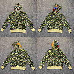 BAPE Shark Camo Full Zip Hoodie