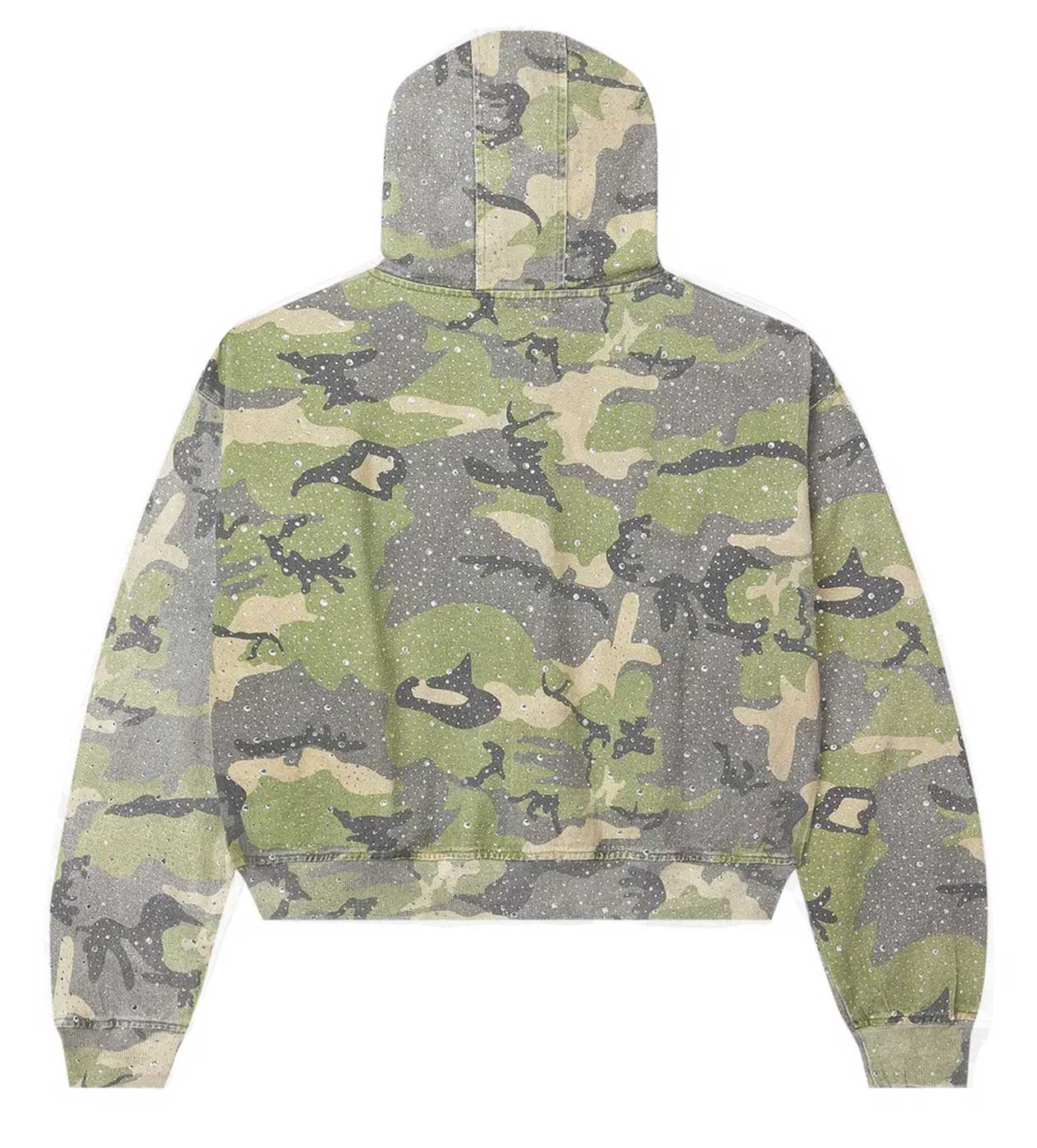 Vale Forever Crystal Camo Work Jacket Green